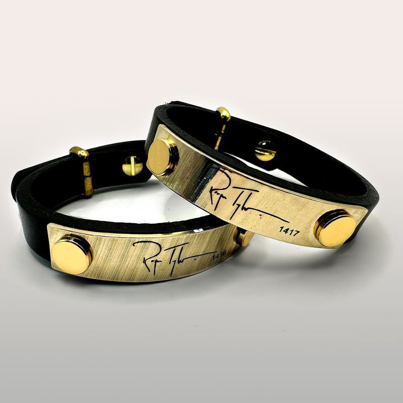 Taylored Of London Cymbal Leather Bracelet