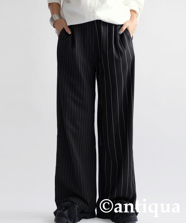 Antiqua Striped Tuck Pants Unisex